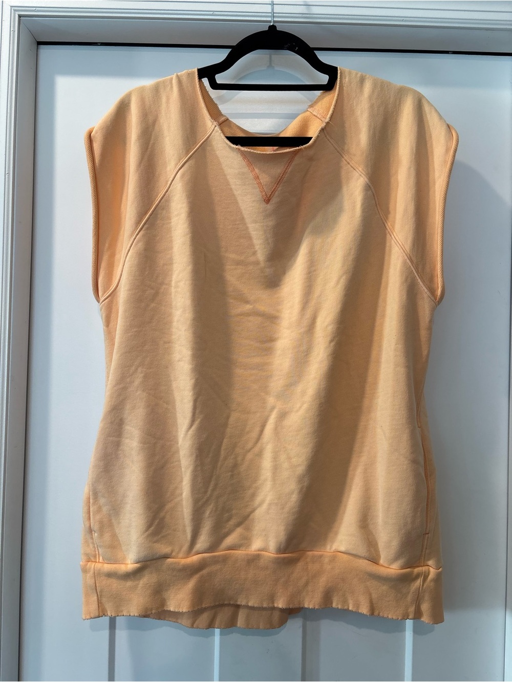 FP Movement by Free People Sleeveless Peach Sweatshirt with Pockets